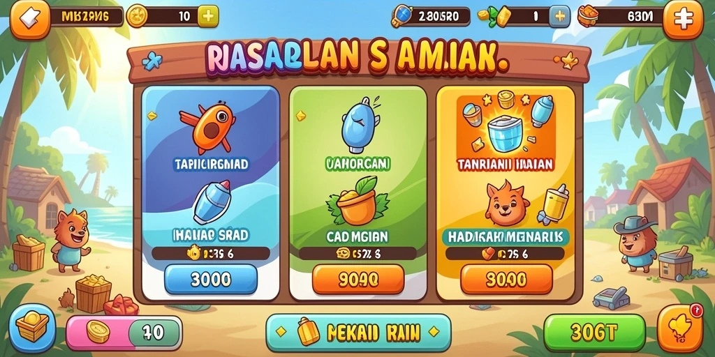 Menampilkan leaderboard dengan pemain terbaik.