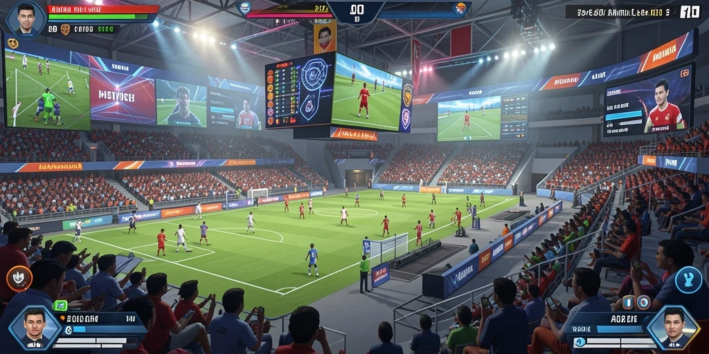 Momen seru dalam pertandingan multiplayer.