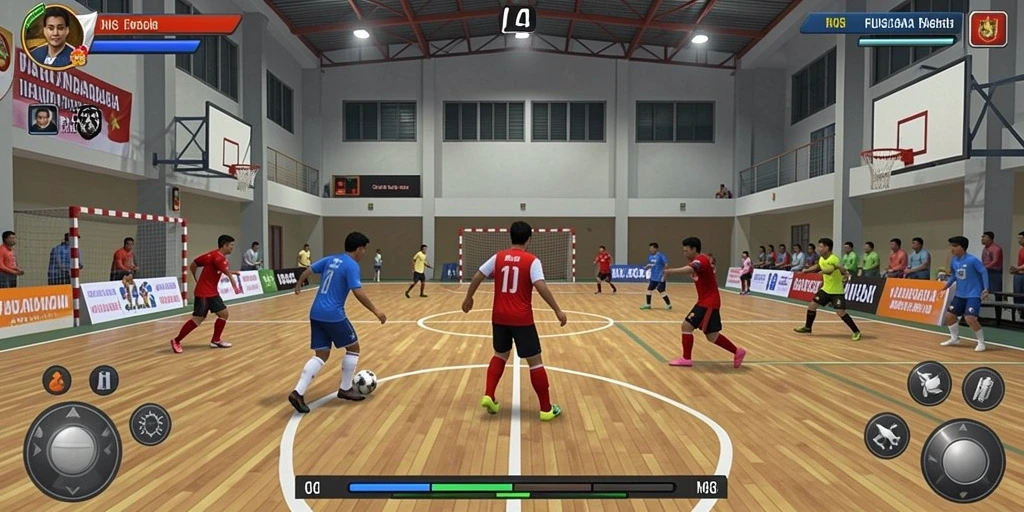 Mode multiplayer yang memungkinkan bersaing dengan teman.